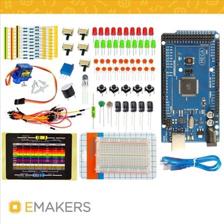 Kit Componentes Electronicos Basic + Placa Mega para Arduino