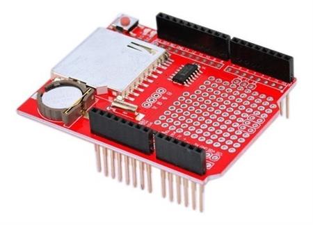 Shield microcontrolador Rtc Y Almacenamiento Sd   EM5322