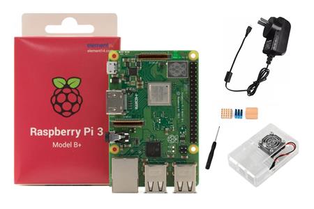 Kit Raspberry Pi 3B+ Original + Fuente Gabinete Fan