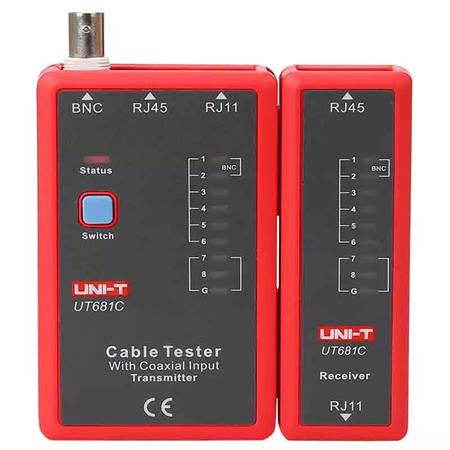 Tester De Red Probador De Cables RJ45 RJ11 BNC UT681C