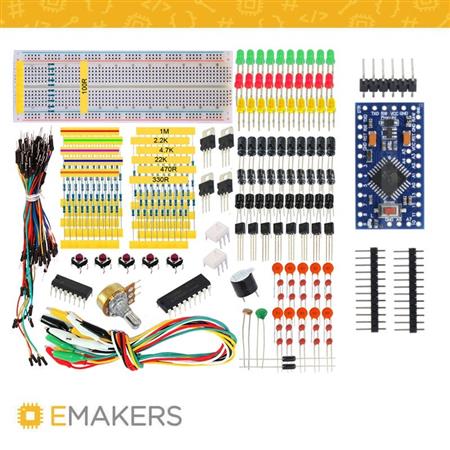 Kit Componentes Electronicos Completo + Placa de desarrollo Pro Mini  COMBO5023