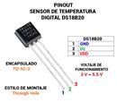 Sensor de Temperatura Digital DS18B20 EM2310