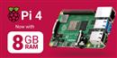 Raspberry Pi 4 Modelo B de 8gb Original Element14   RASPBRRY-4B-8GB